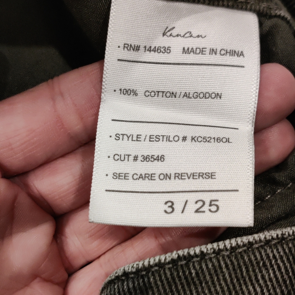 KanCan Camo boyfriend jeans 3 nwt - Picture 4 of 5